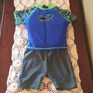 Boy's Sz M-L Speedo Floatie Swimsuit for 33 to 45 lbs.